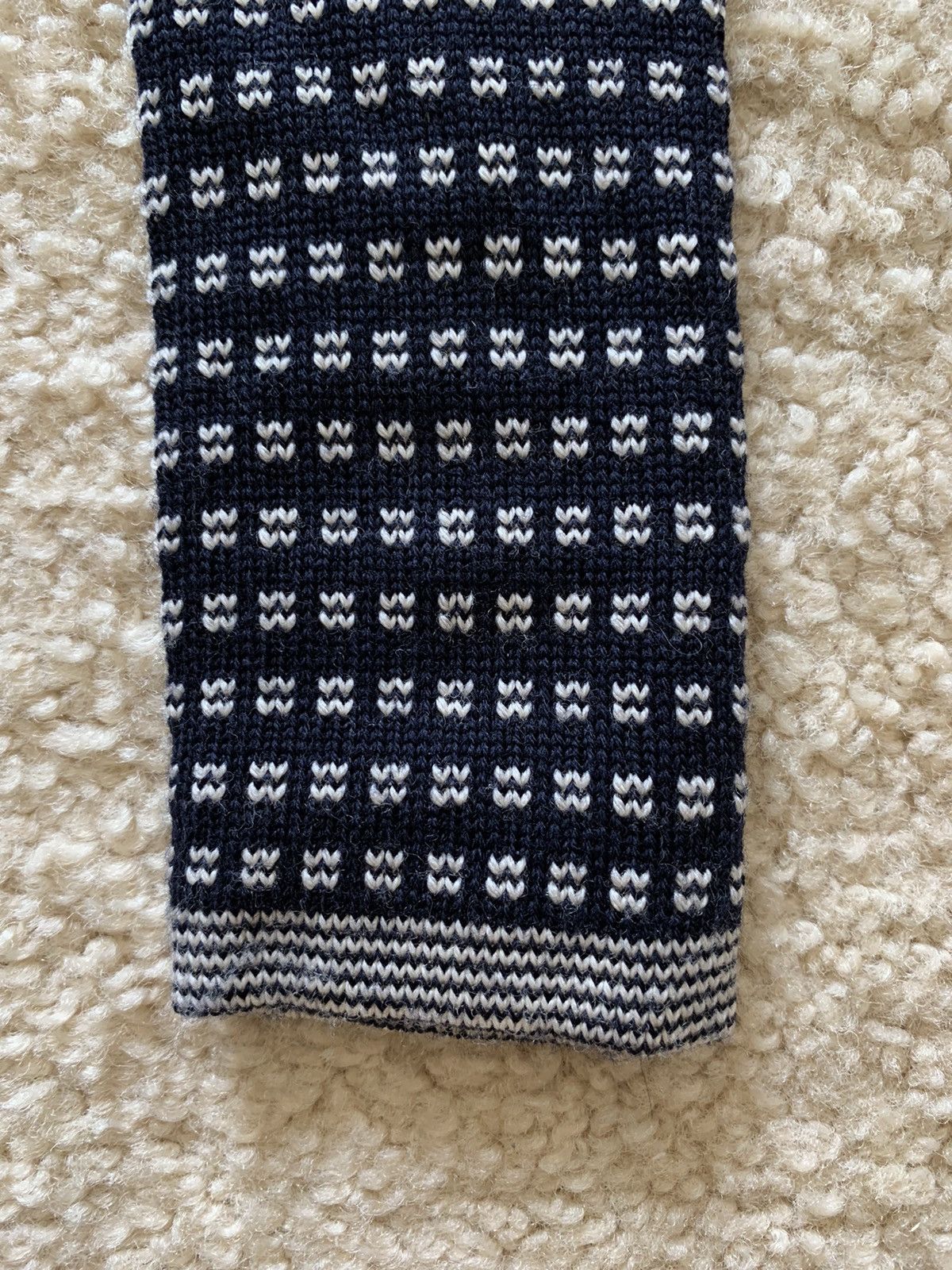 Gant Rugger Knit Jacquard Slim Tie