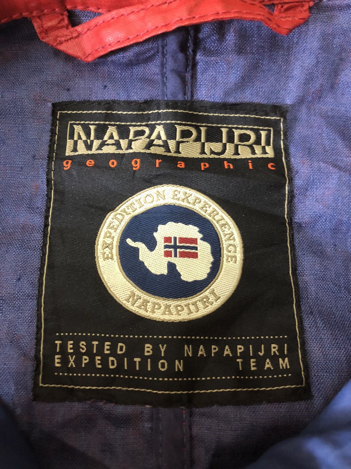 Napapijri 💥🔥Stunning LEATHER NAPAPIJRI GEO Patch Pockets Color Block Size US XL / EU 56 / 4 - 6 Thumbnail
