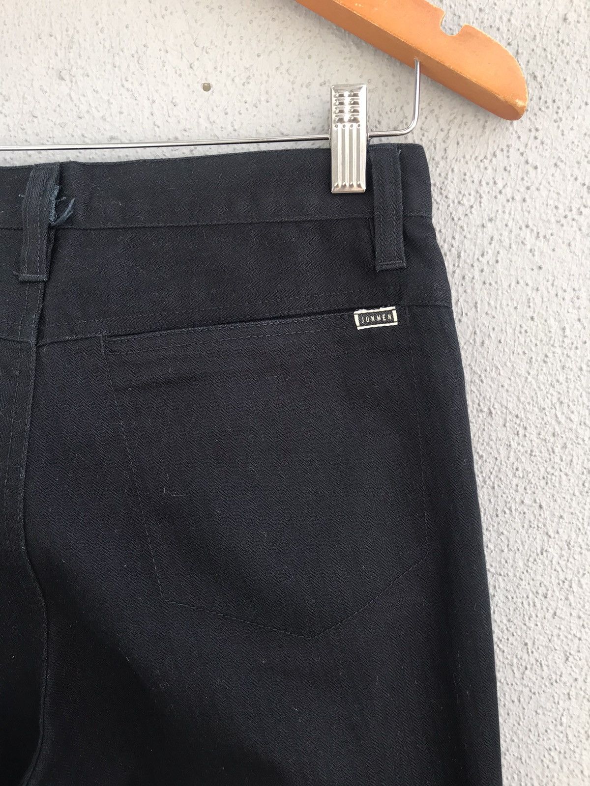 JUN MEN Japanese Designer JUN MEN Herringbone Twill Trouser Pants Size US 30 / EU 46 - 9 Thumbnail