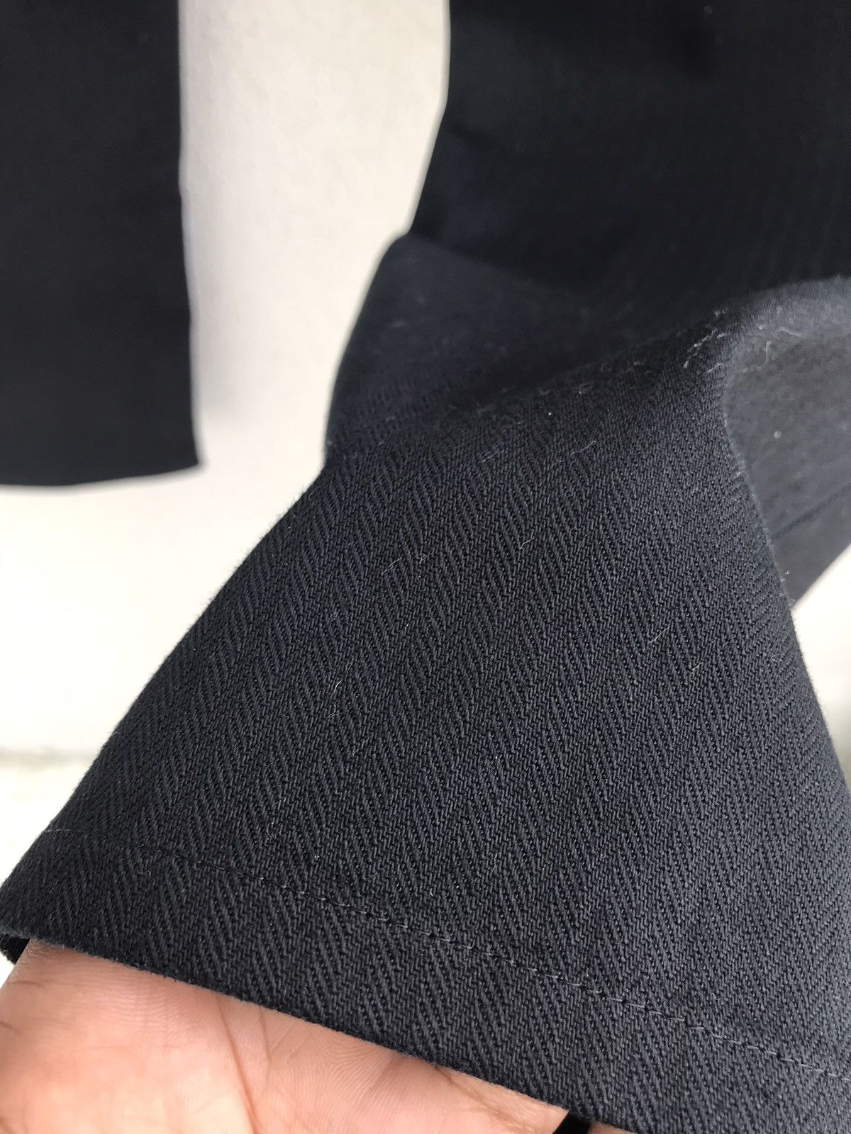JUN MEN Japanese Designer JUN MEN Herringbone Twill Trouser Pants Size US 30 / EU 46 - 6 Thumbnail