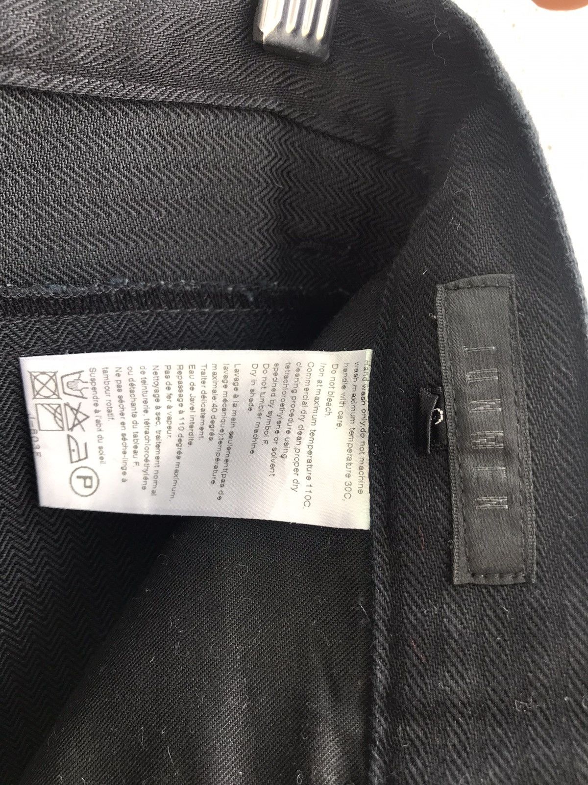 JUN MEN Japanese Designer JUN MEN Herringbone Twill Trouser Pants Size US 30 / EU 46 - 7 Thumbnail
