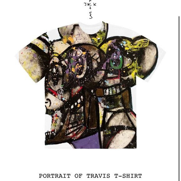 Travis Scott Portrait of Travis Scott T Shirt George Condo Size US XL / EU 56 / 4 - 1 Thumbnail