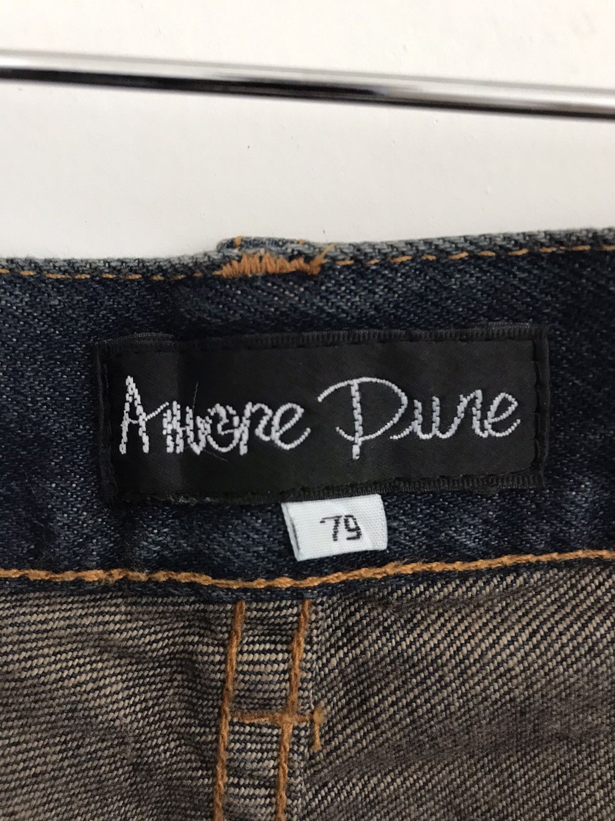 Japanese Brand Japanese Designer Amore Pure Patchwork Blue Denim Jeans Size US 30 / EU 46 - 7 Thumbnail