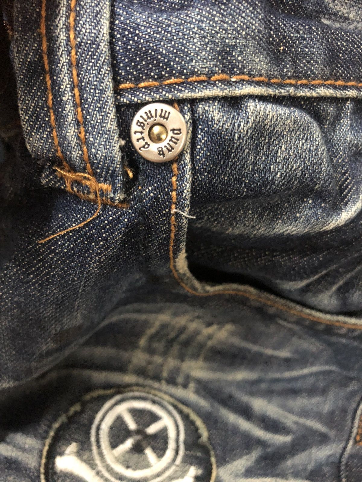 Hysteric Glamour × Japanese Brand × Seditionaries RARE!! PUNK MINISTRY PATCHWORK DESIGNS PAINTED DENIM JEANS Size US 30 / EU 46 - 14 Thumbnail
