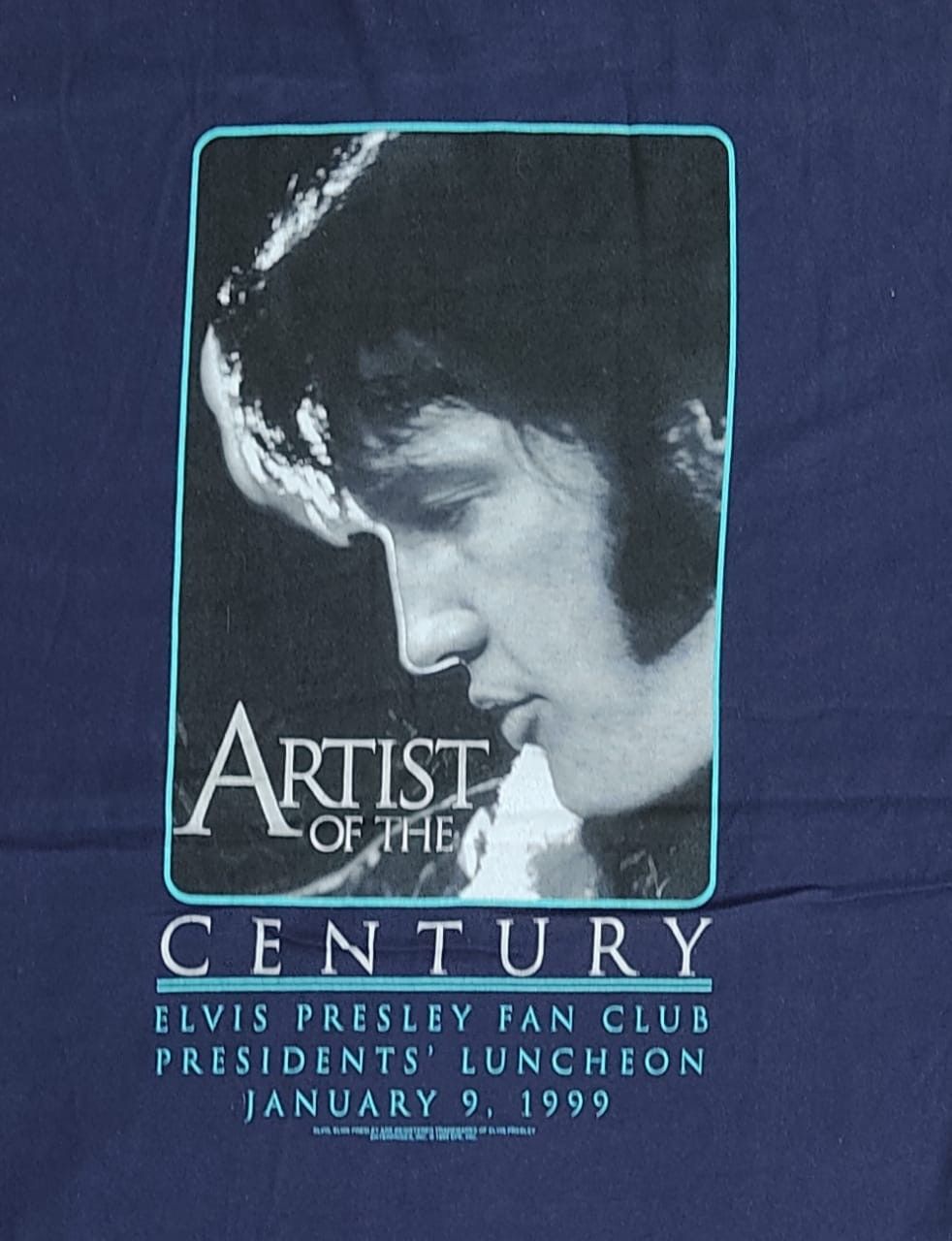 Band Tees × Vintage vintage tee B16 Elvis Presley Size US XL / EU 56 / 4 - 2 Thumbnail