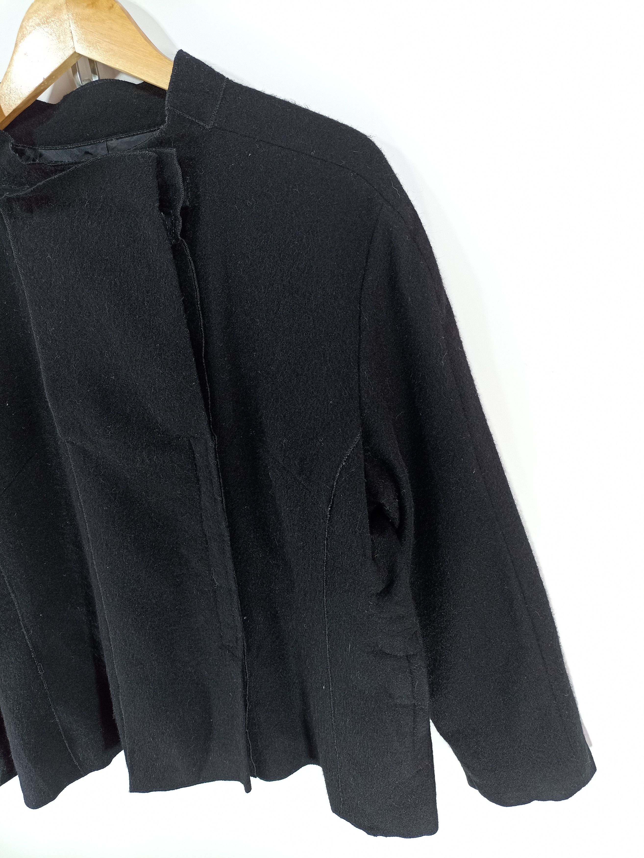 Designer × Hiroko Koshino Homme × Japanese Brand Hiroko Bis Hiroko Koshino Wool Jacket Size US S / EU 44-46 / 1 - 2 Thumbnail