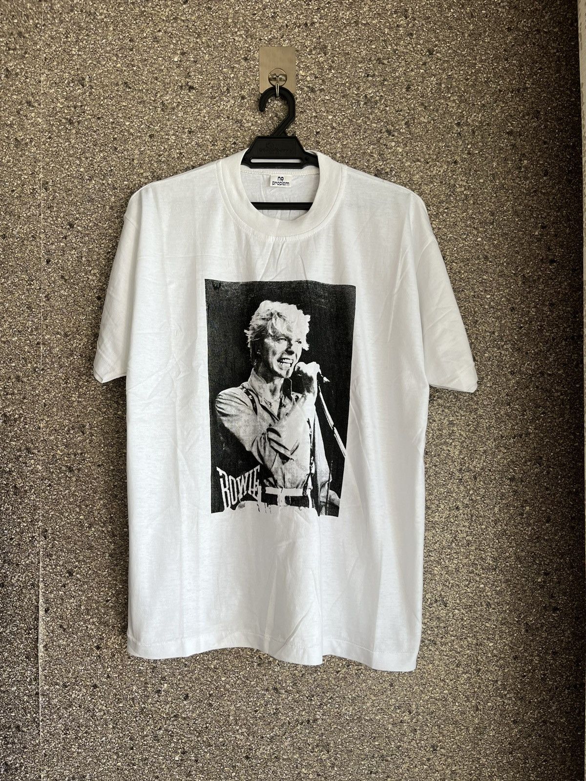 image of Band Tees x Vintage Bowie Ft11 in White, Men's (Size XL)