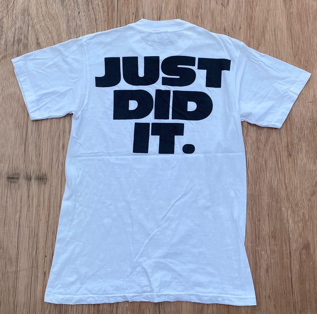 Vintage vintage tee Just Did It A30 Size US M / EU 48-50 / 2 - 1 Thumbnail