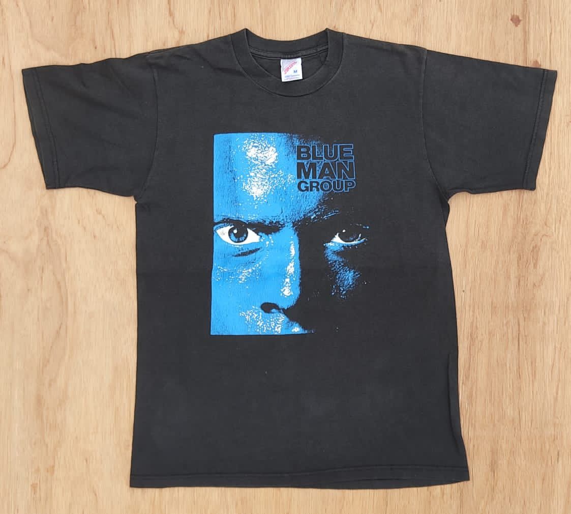 Jerzees × Vintage vintage tee C16 Blue Man Group Movie promo Size US M / EU 48-50 / 2 - 1 Thumbnail