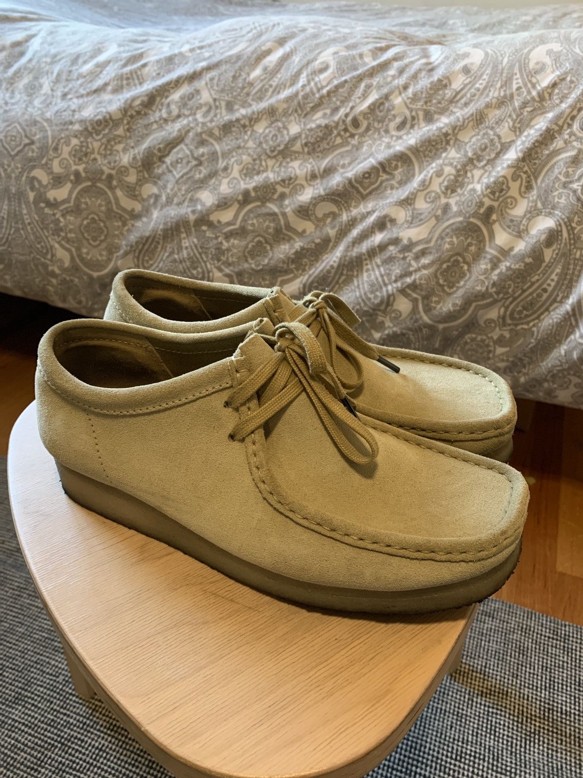 Clarks Wallabee Low Maple Suede Grailed