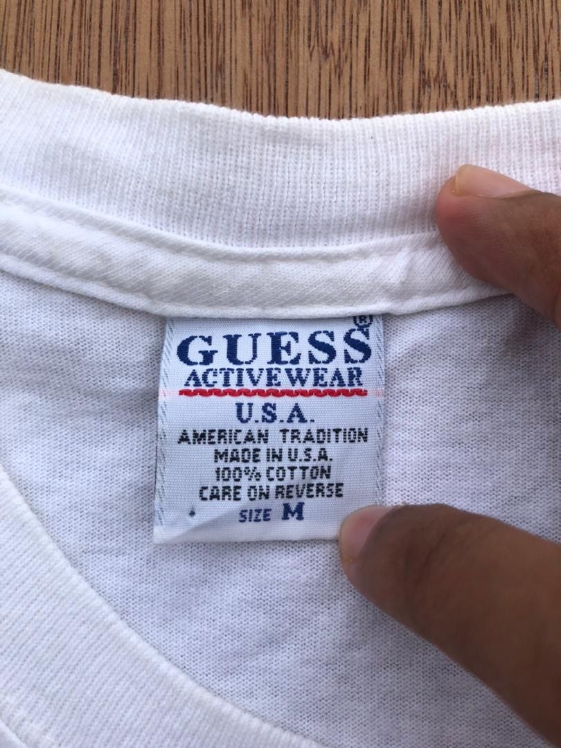 Guess × Vintage vintage tee GUESS USA A34 Size US M / EU 48-50 / 2 - 3 Thumbnail
