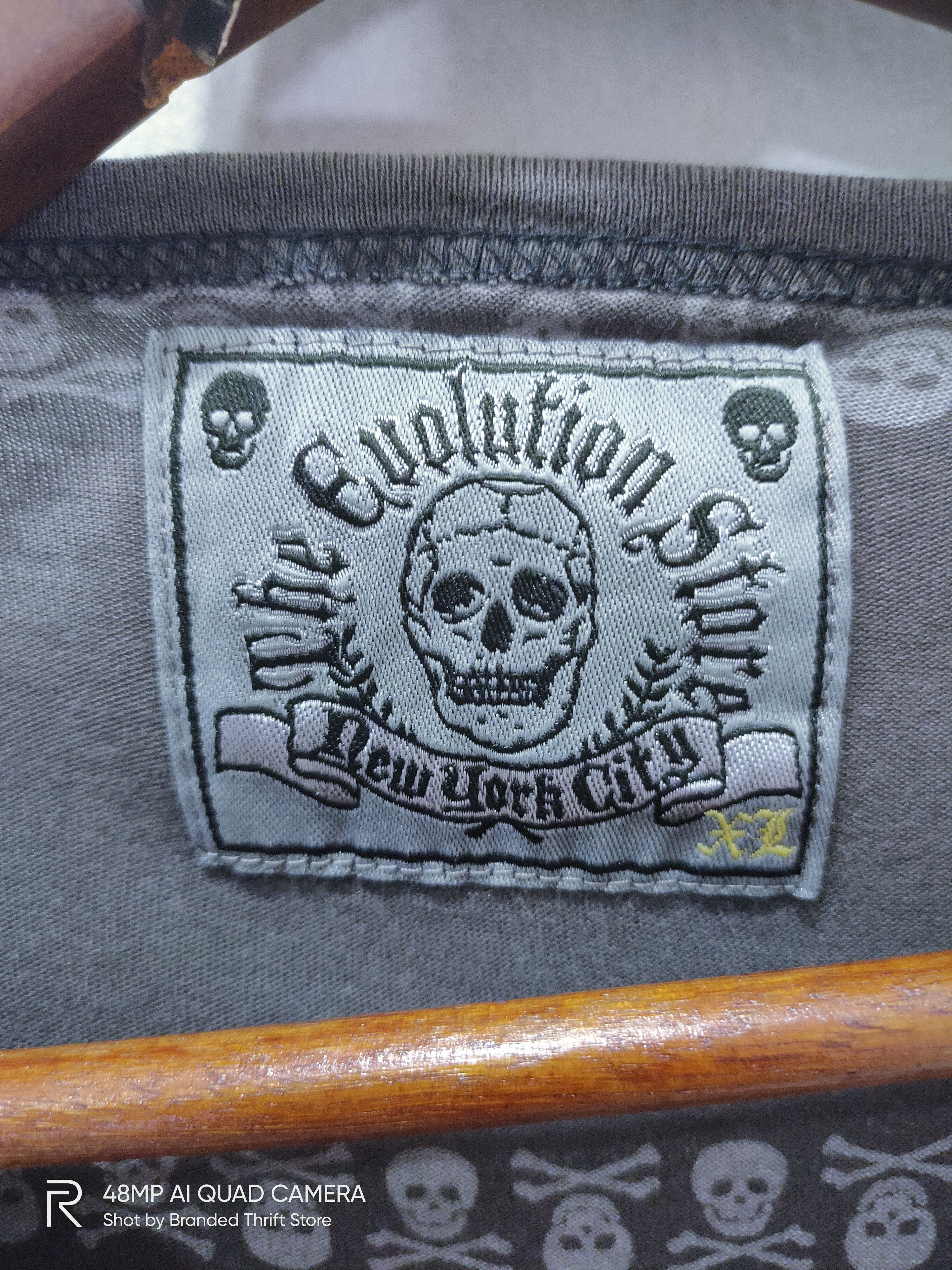 Uniqlo Vintage UNIQLO Patchwork Monogram Skull Fullprint Tee Shirt Size US XL / EU 56 / 4 - 6 Thumbnail