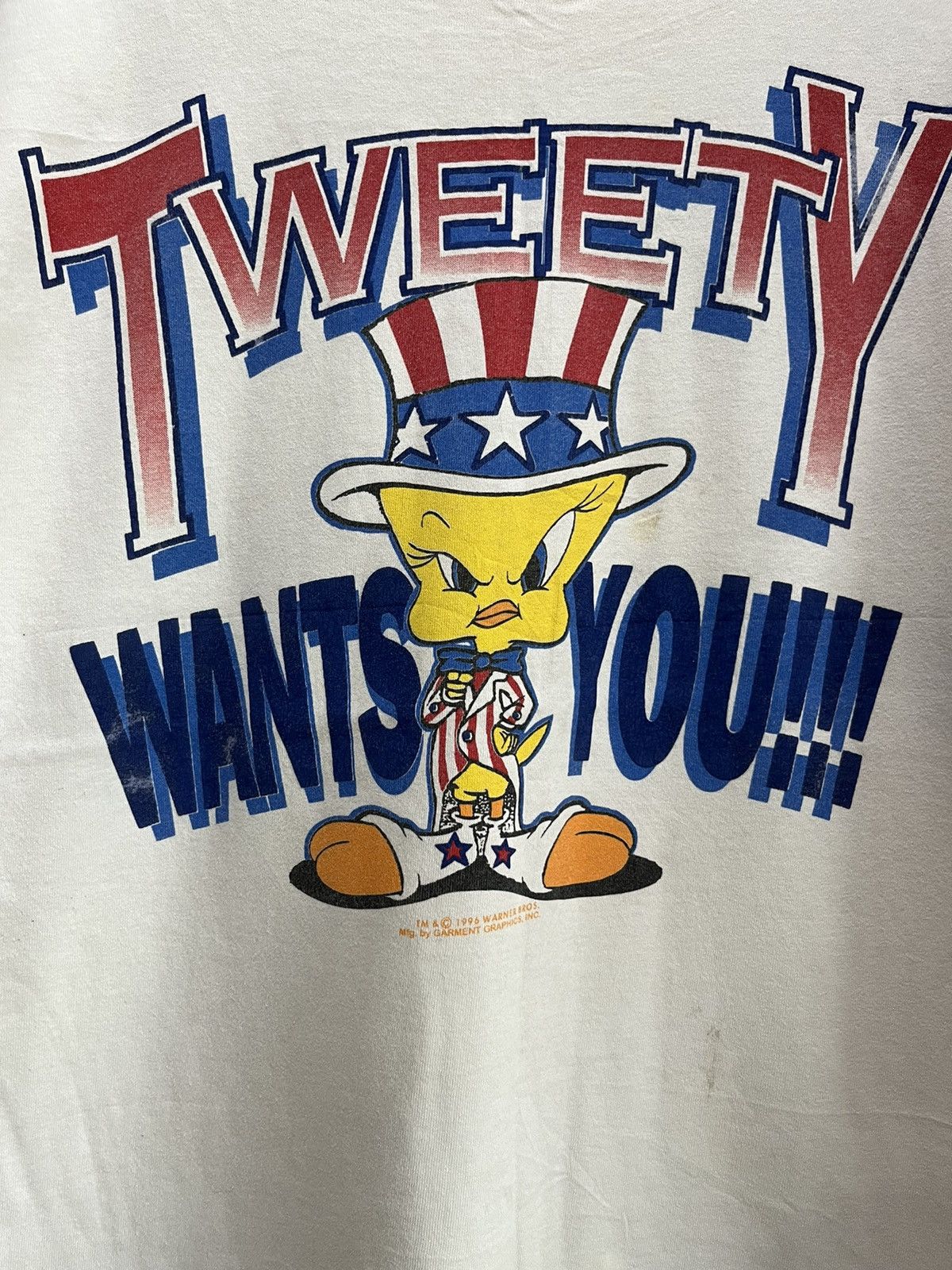 Vintage Tweety ft12 Size US L / EU 52-54 / 3 - 2 Thumbnail