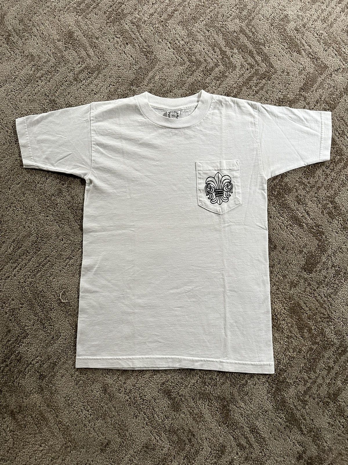 image of Chrome Hearts Vintage Nyc Tee in White, Men's (Size Small)