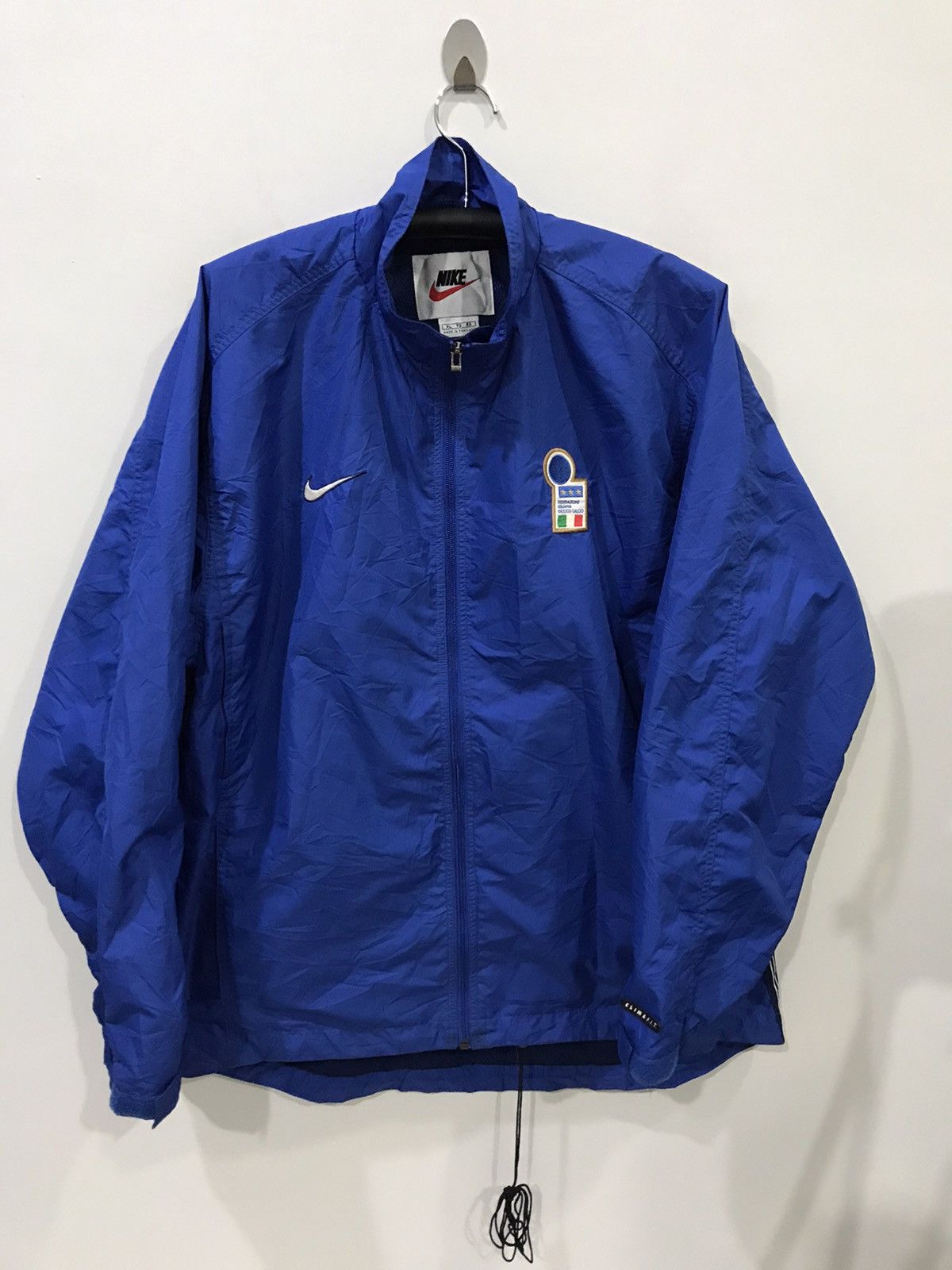 image of Nike Italian Clima Fit Windbreaker in Italian Blue, Men's (Size XL)