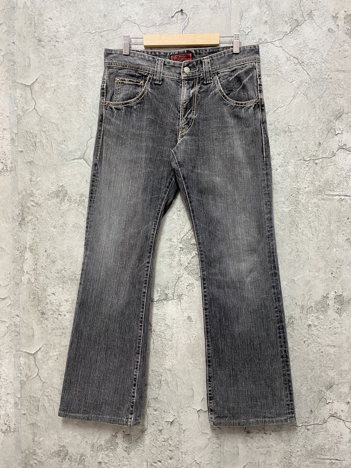 Johnbull × KOJIMA GENES × Vintage Vintage Johnbull Kojima Japan Bootcut Flared Denim Pants Size US 32 / EU 48 - 1 Thumbnail