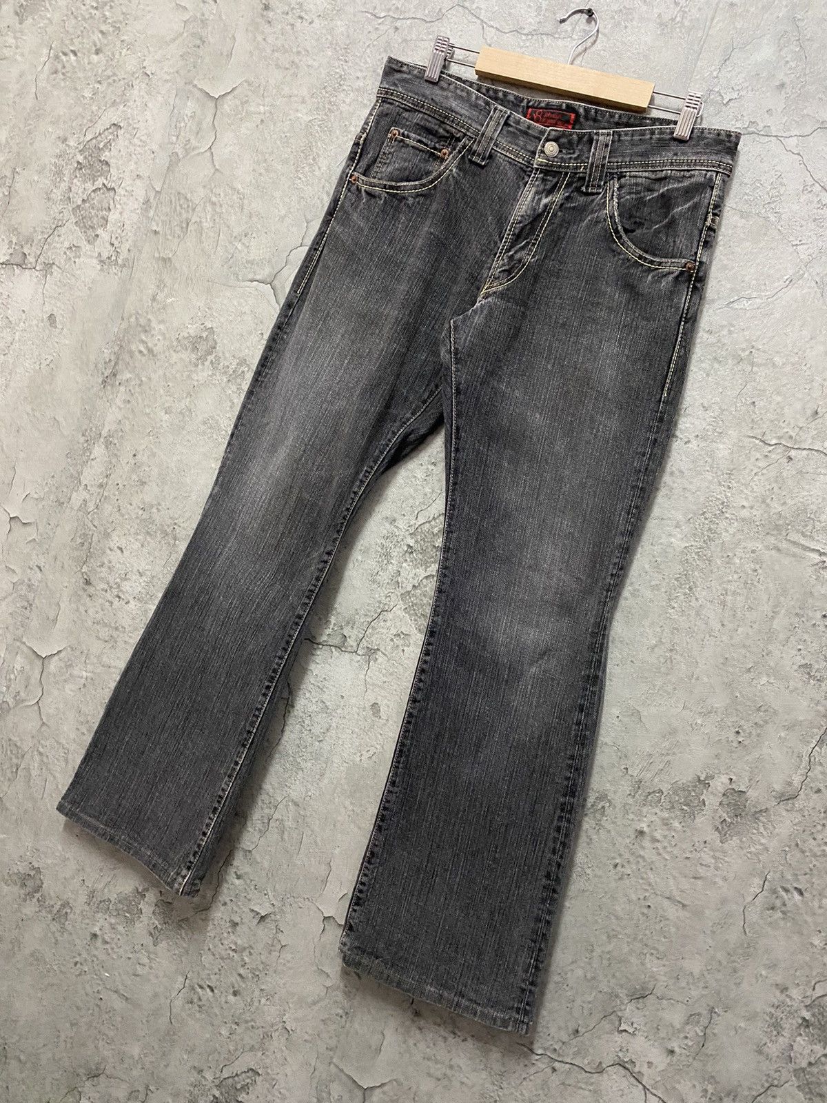 Johnbull × KOJIMA GENES × Vintage Vintage Johnbull Kojima Japan Bootcut Flared Denim Pants Size US 32 / EU 48 - 3 Thumbnail