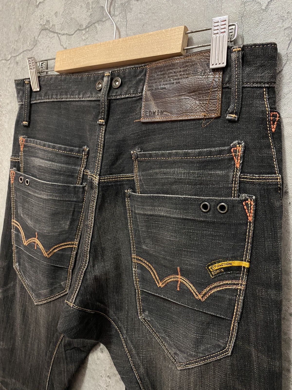 Edwin × Vintage Vintage Edwin EFunction Multi Pocket Curve Leg Denim Pants Size US 30 / EU 46 - 12 Thumbnail