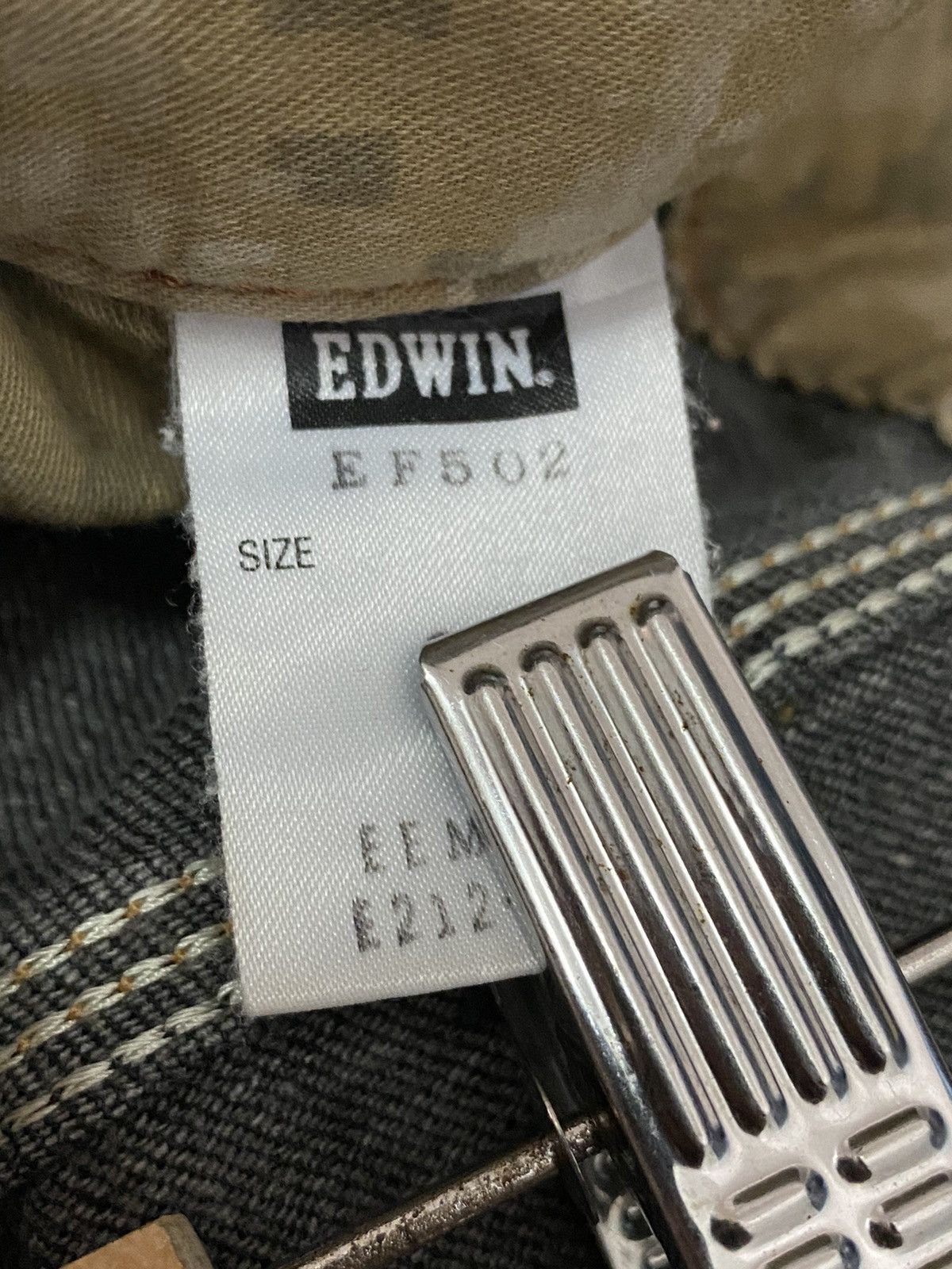 Edwin × Vintage Vintage Edwin EFunction Multi Pocket Curve Leg Denim Pants Size US 30 / EU 46 - 15 Thumbnail