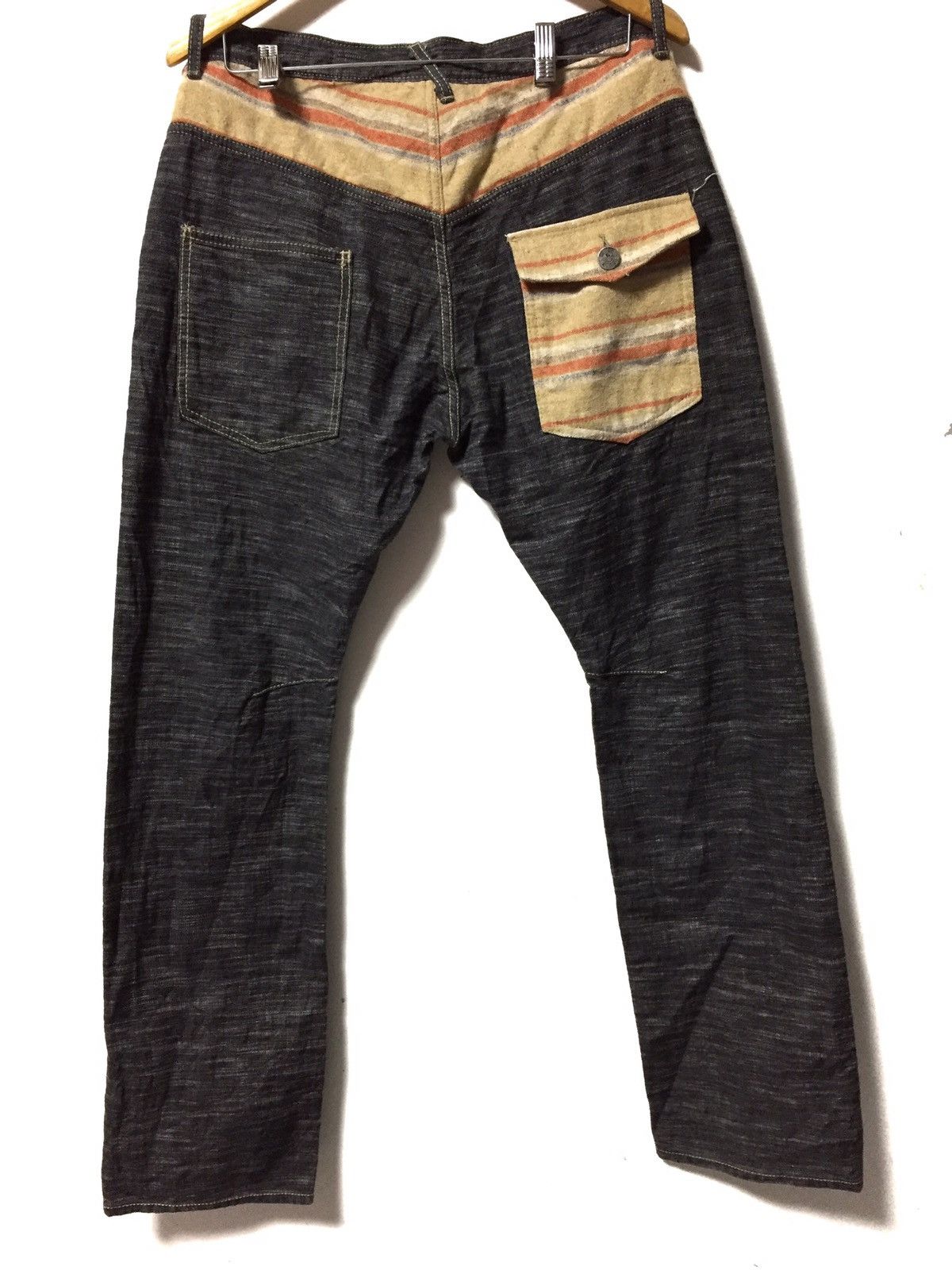 Japanese Brand × Tornado Mart Wild Khakis Pachwork Denim Jeans Size US 32 / EU 48 - 1 Thumbnail