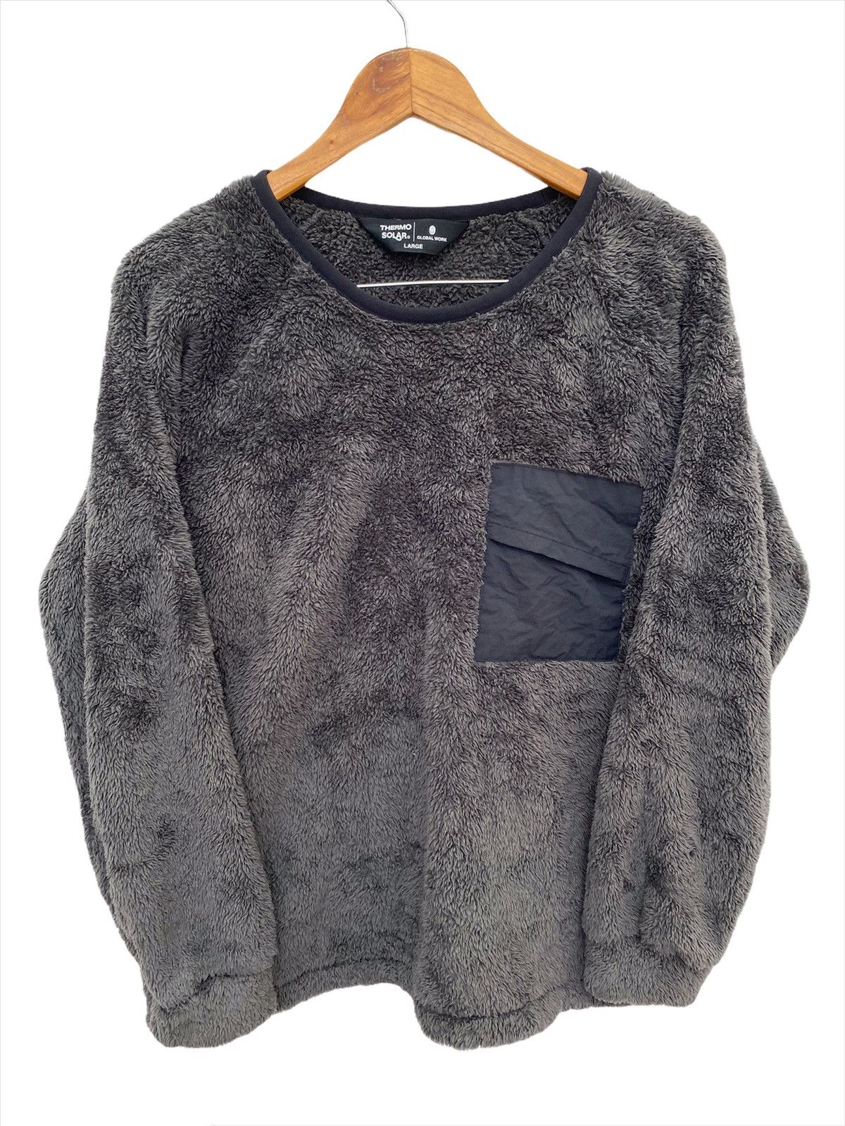 Global Work × Japanese Brand Thermo Solar Global work Fleece nice designer Size US L / EU 52-54 / 3 - 2 Thumbnail