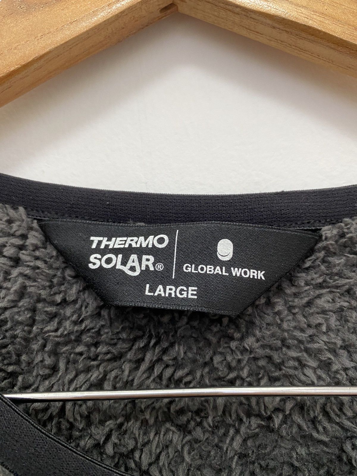 Global Work × Japanese Brand Thermo Solar Global work Fleece nice designer Size US L / EU 52-54 / 3 - 6 Thumbnail
