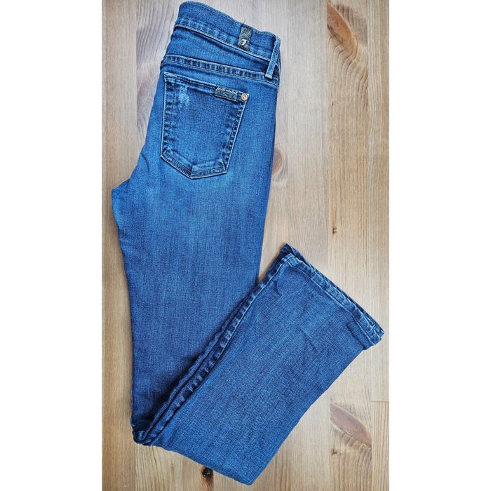 7 For All Mankind $248 7 For All Mankind Mid-Rise Skinny Bootcut Jeans ...