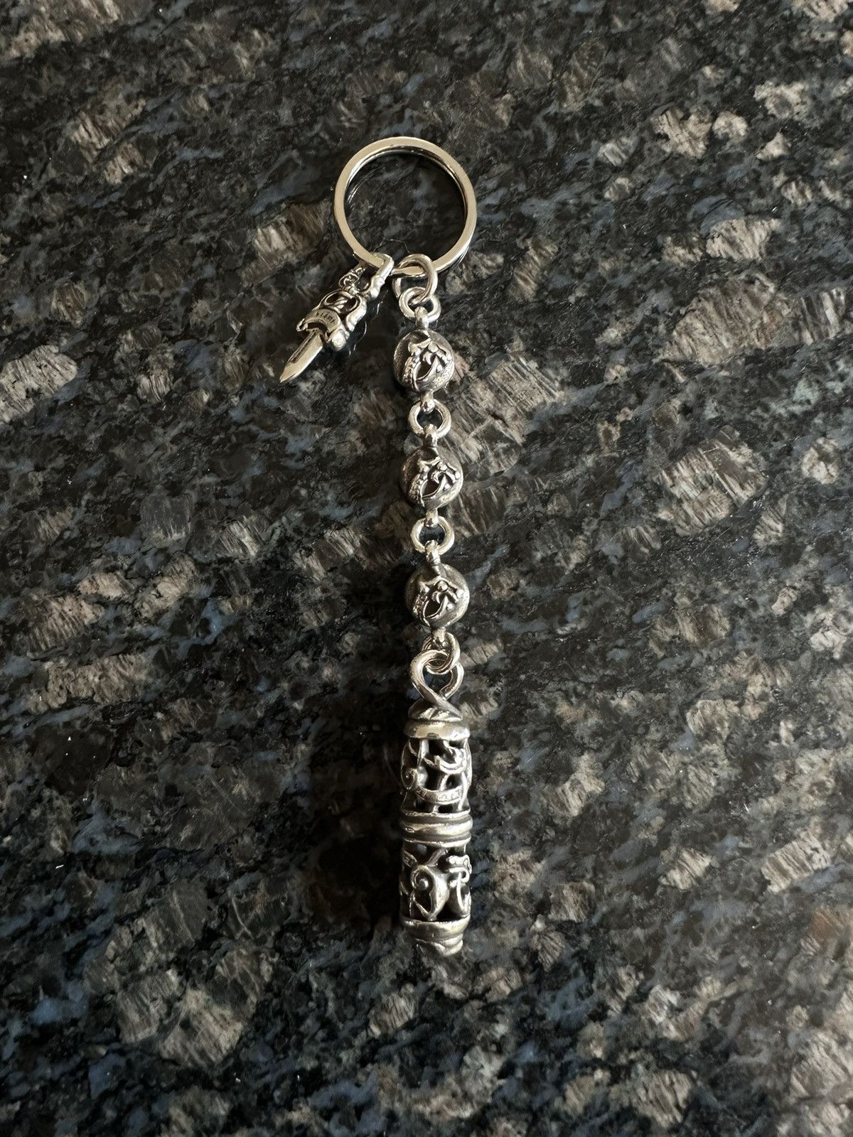 purchase storeonline Chrome hearts Celtic roller keychain with