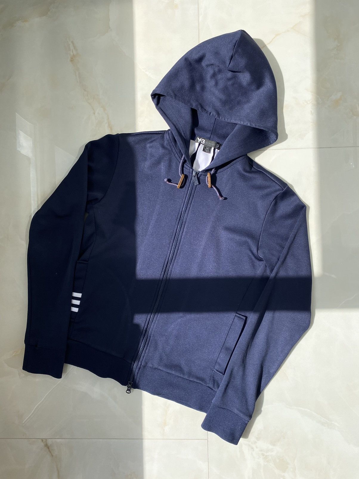 Adidas Yohji Yamamoto Y-3 x adidas zip hoodie polyester Size US S / EU 44-46 / 1 - 2 Thumbnail