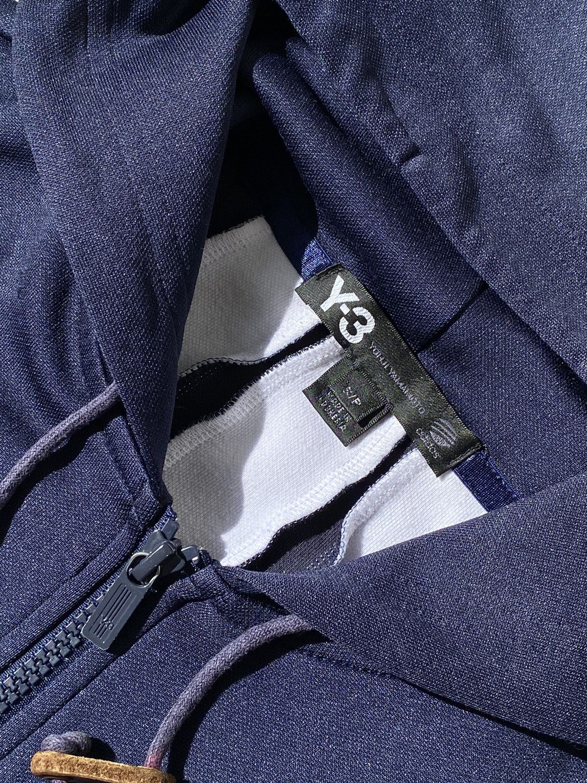 Adidas Yohji Yamamoto Y-3 x adidas zip hoodie polyester Size US S / EU 44-46 / 1 - 3 Thumbnail