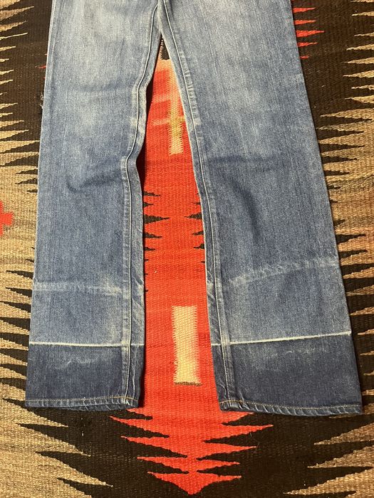 Vintage 1970'S Levi's flare-cut denim pants, made in the USA, women's size L (w30). unclear Beige type Vintage Second Hand