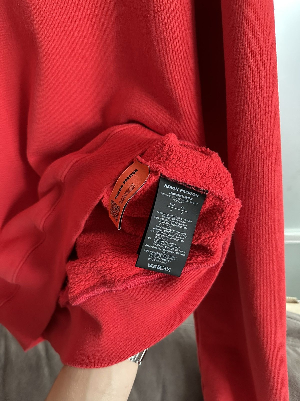 Heron Preston Heron Preston basic sweatshirt Size US L / EU 52-54 / 3 - 9 Thumbnail