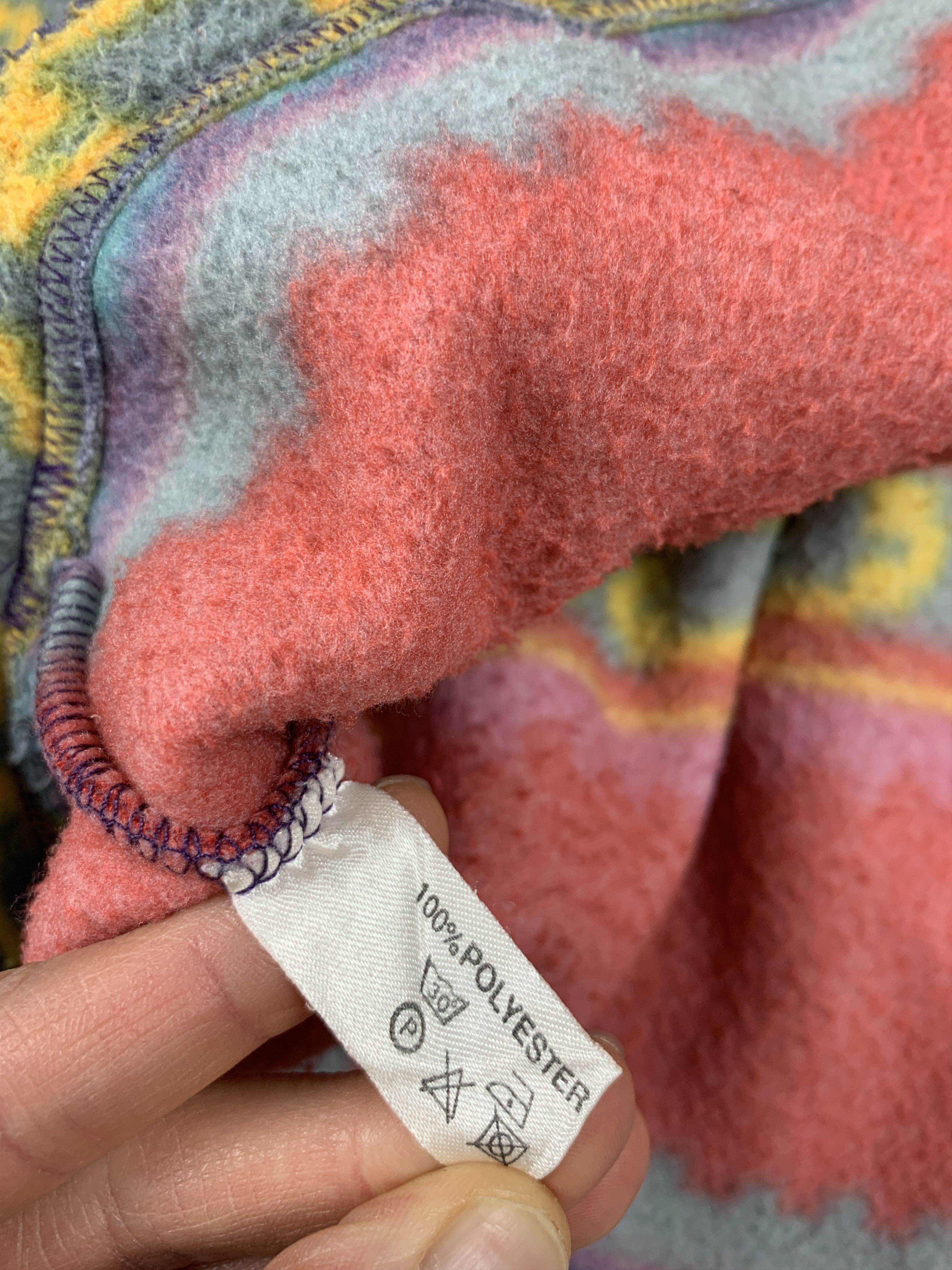 Vintage 90's Outborn Vintage Aztec Fleece Sweater Size US M / EU 48-50 / 2 - 7 Thumbnail