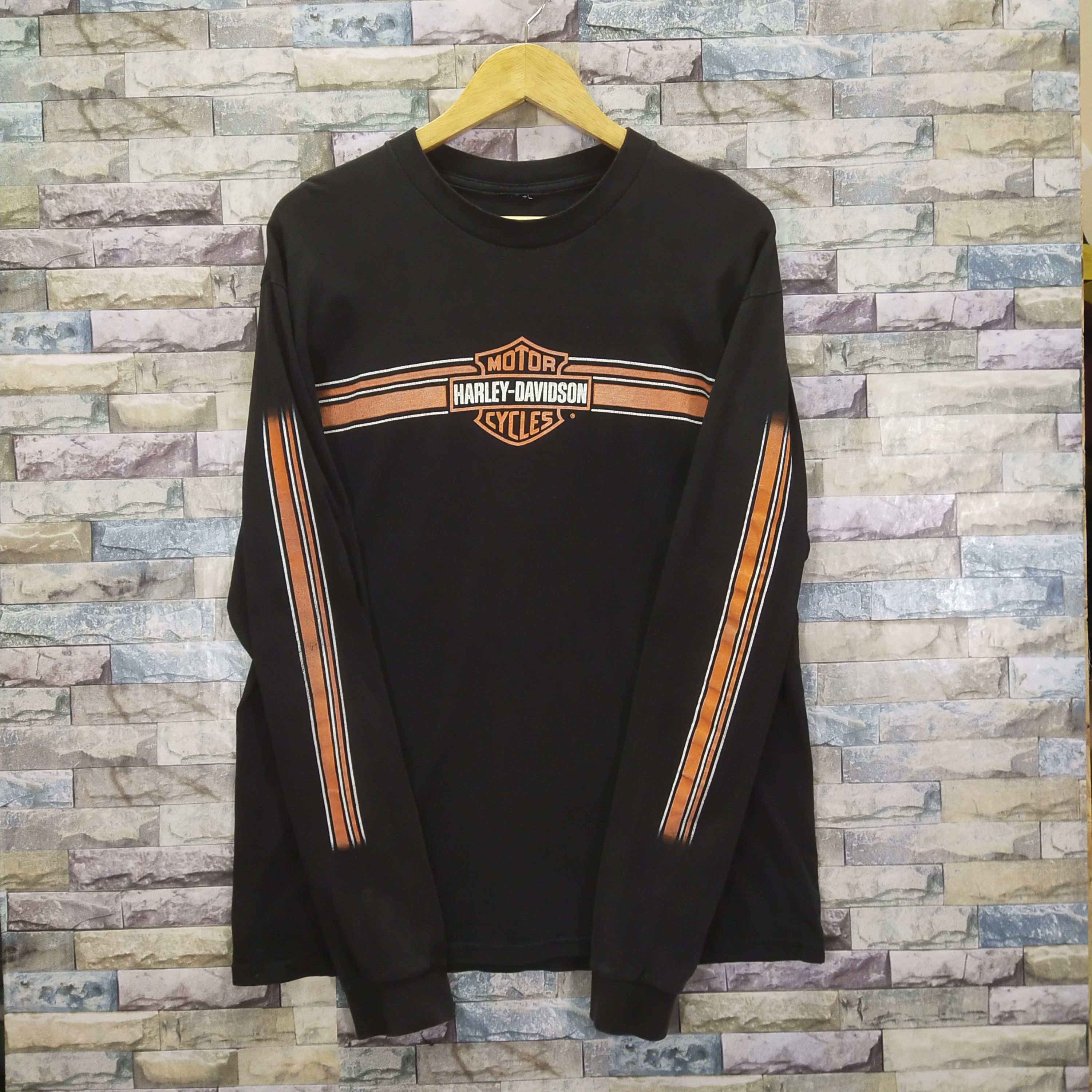 Harley Davidson Vintage Harley Davidson Riverside CA Long Sleeve Printed Size US L / EU 52-54 / 3 - 2 Thumbnail