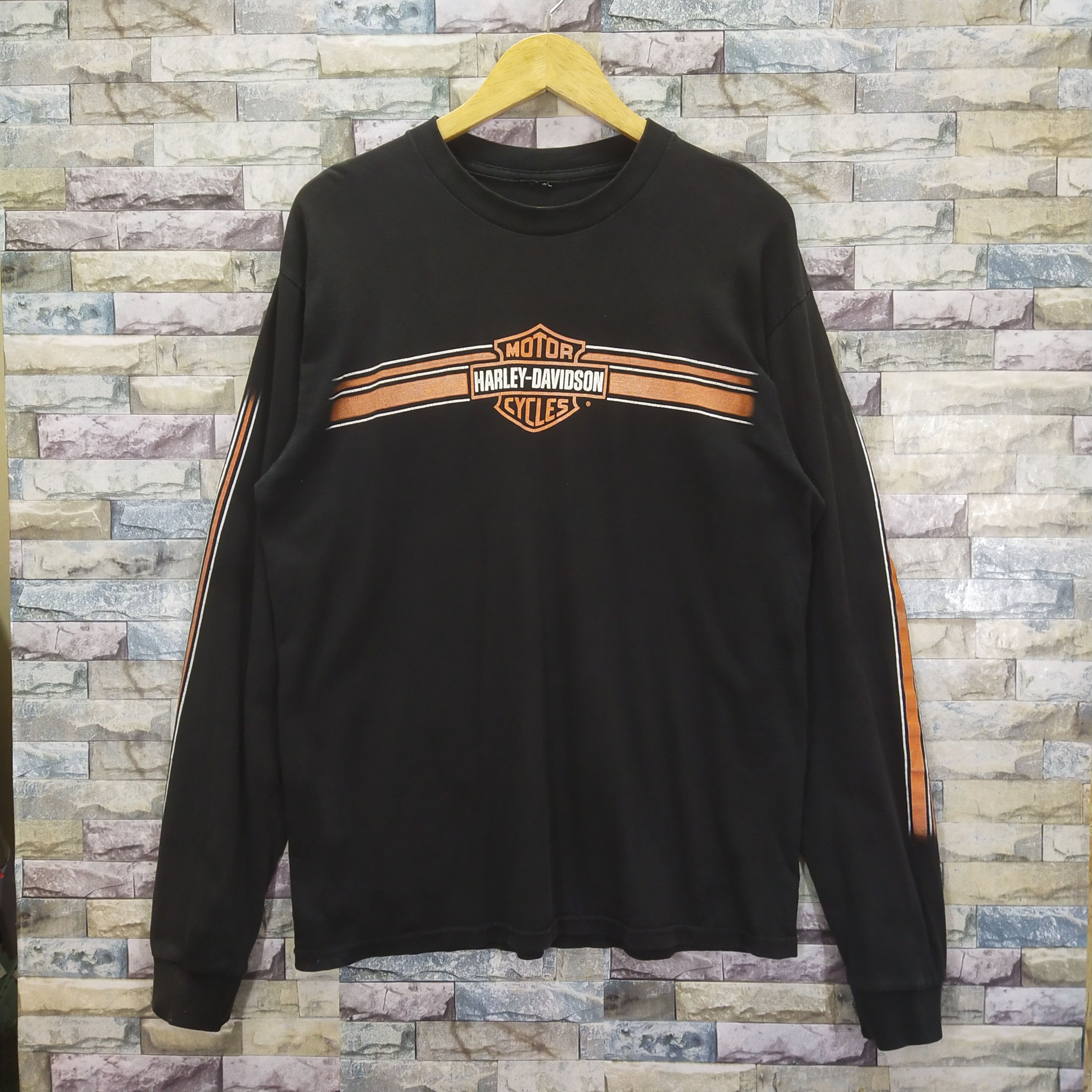 Harley Davidson Vintage Harley Davidson Riverside CA Long Sleeve Printed Size US L / EU 52-54 / 3 - 1 Thumbnail