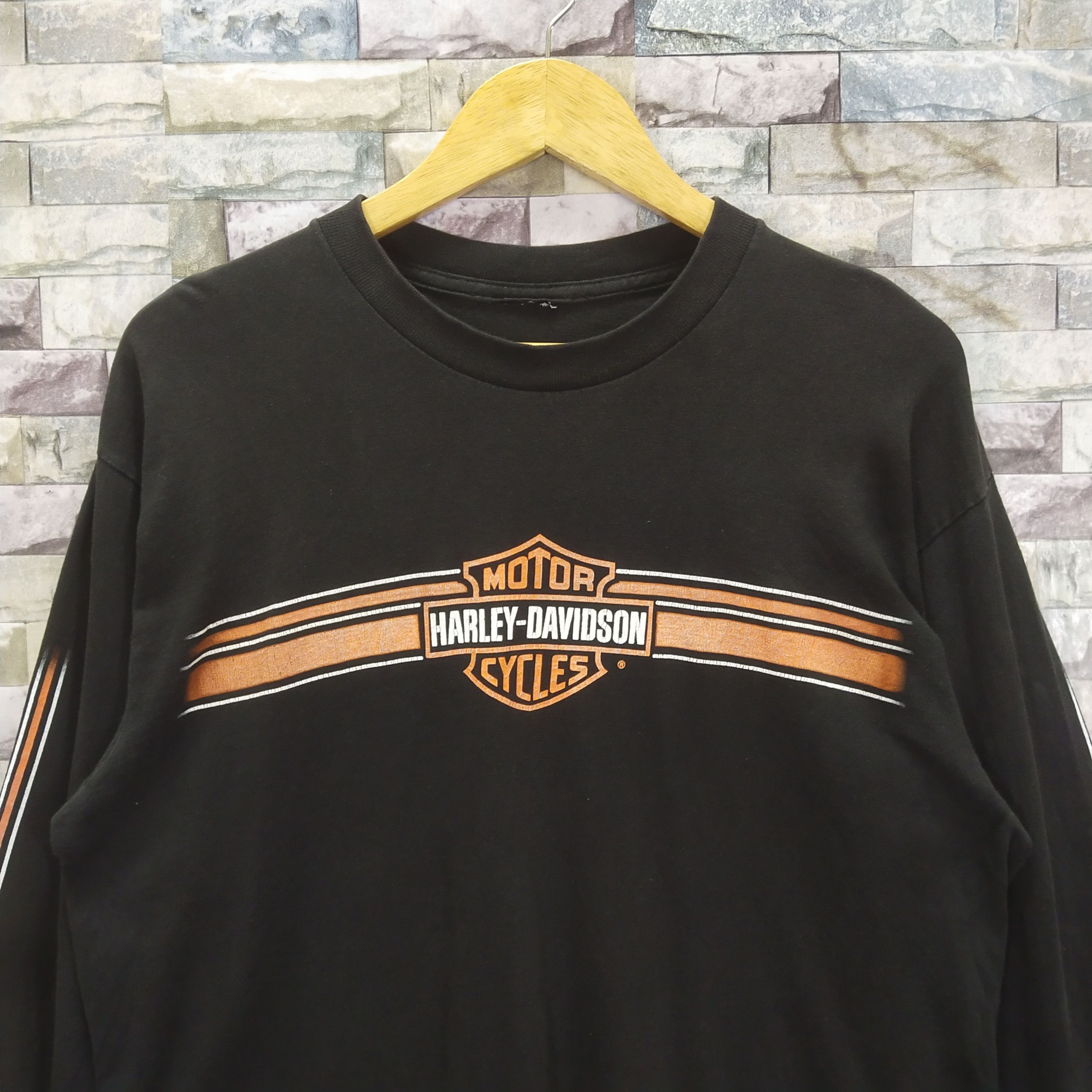 Harley Davidson Vintage Harley Davidson Riverside CA Long Sleeve Printed Size US L / EU 52-54 / 3 - 3 Thumbnail