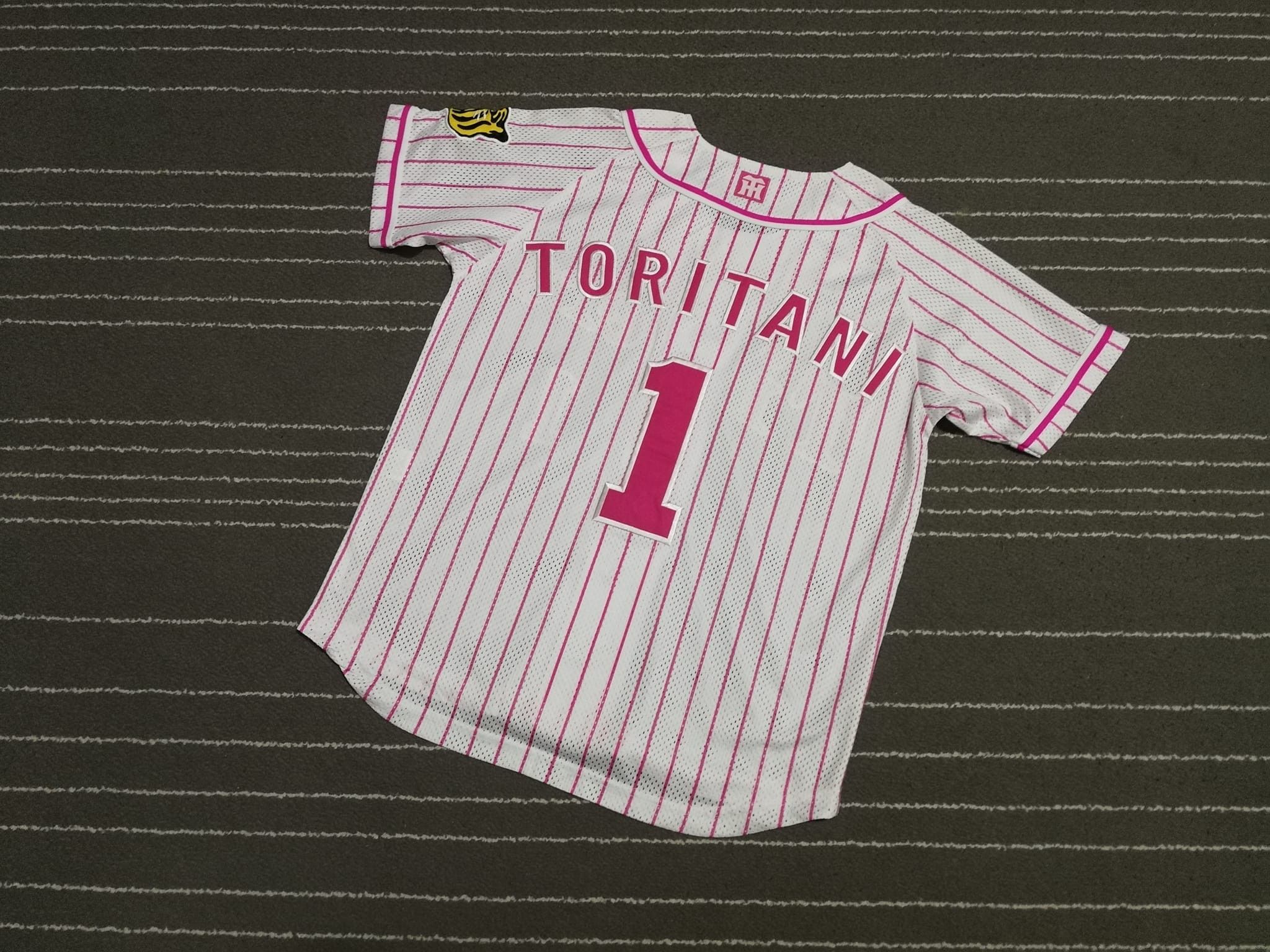 Tigers ユニフォーム TORITANI 1 vintage Hanshin Tigers Toritani 1
