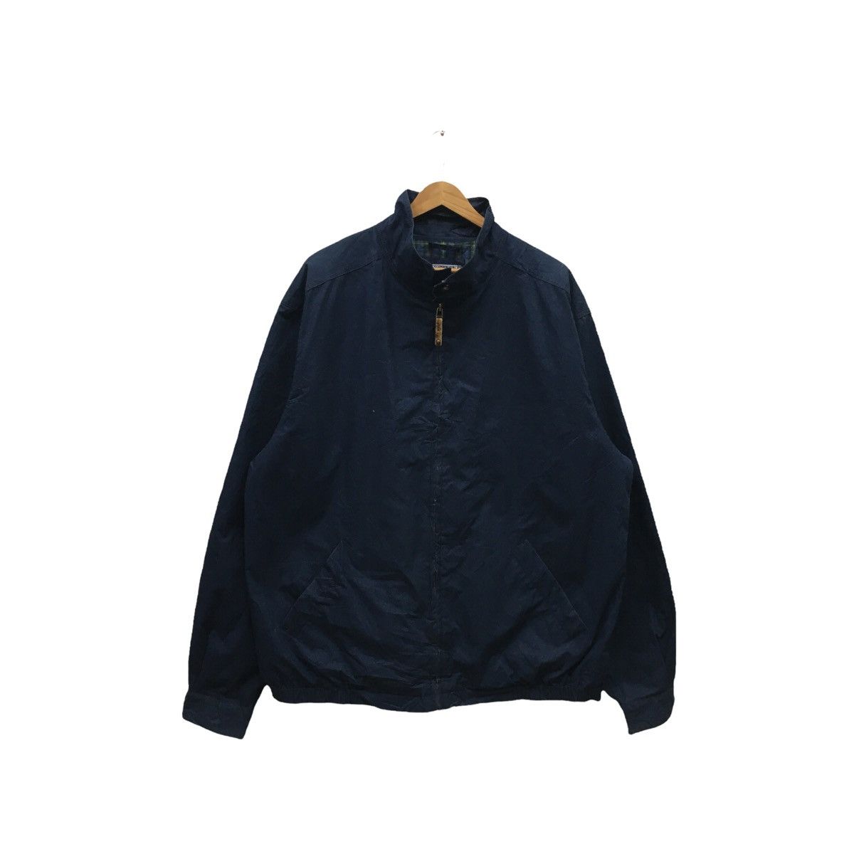 Lands' End × Vintage Vintage Lands End Navy Jacket Windbreaker Outwear Navy Style Size US L / EU 52-54 / 3 - 1 Thumbnail