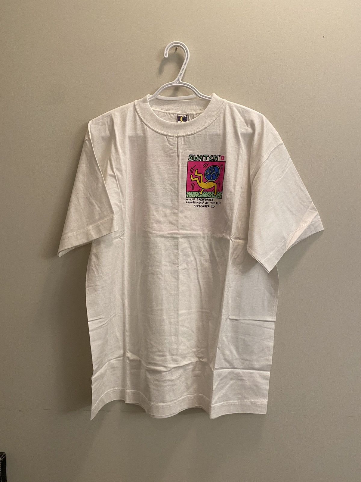 Keith Haring × Vintage Vintage 90s Keith Haring Swatch Shirt Rare Size US XL / EU 56 / 4 - 3 Thumbnail