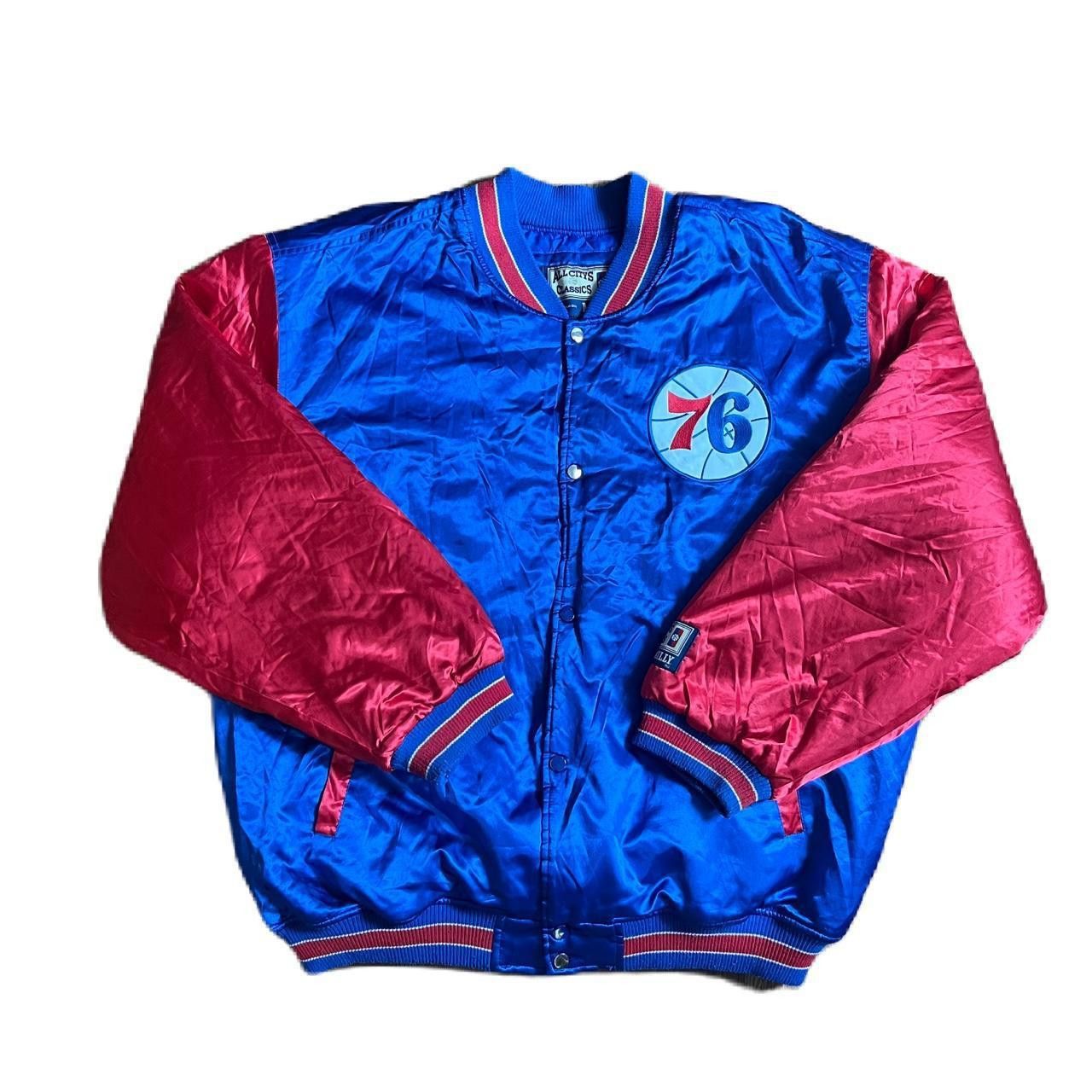 Designer Vintage Milly 76ers Satin Jacket | Grailed