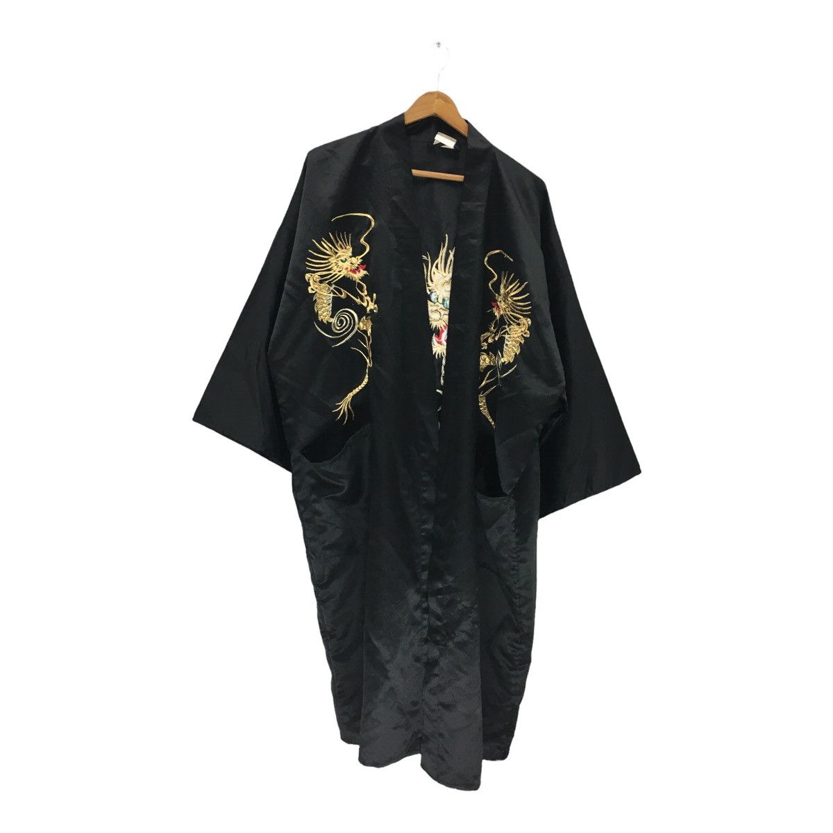 Japanese Brand Vintage Japanese Kimono Embroidery Dragon Motif Size US XL / EU 56 / 4 - 2 Thumbnail