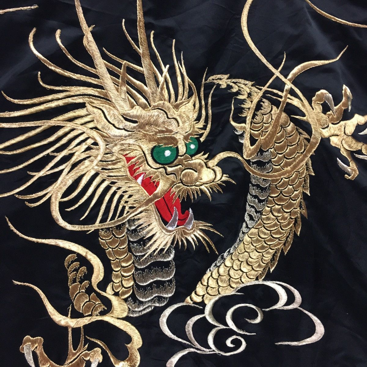 Japanese Brand Vintage Japanese Kimono Embroidery Dragon Motif Size US XL / EU 56 / 4 - 8 Thumbnail