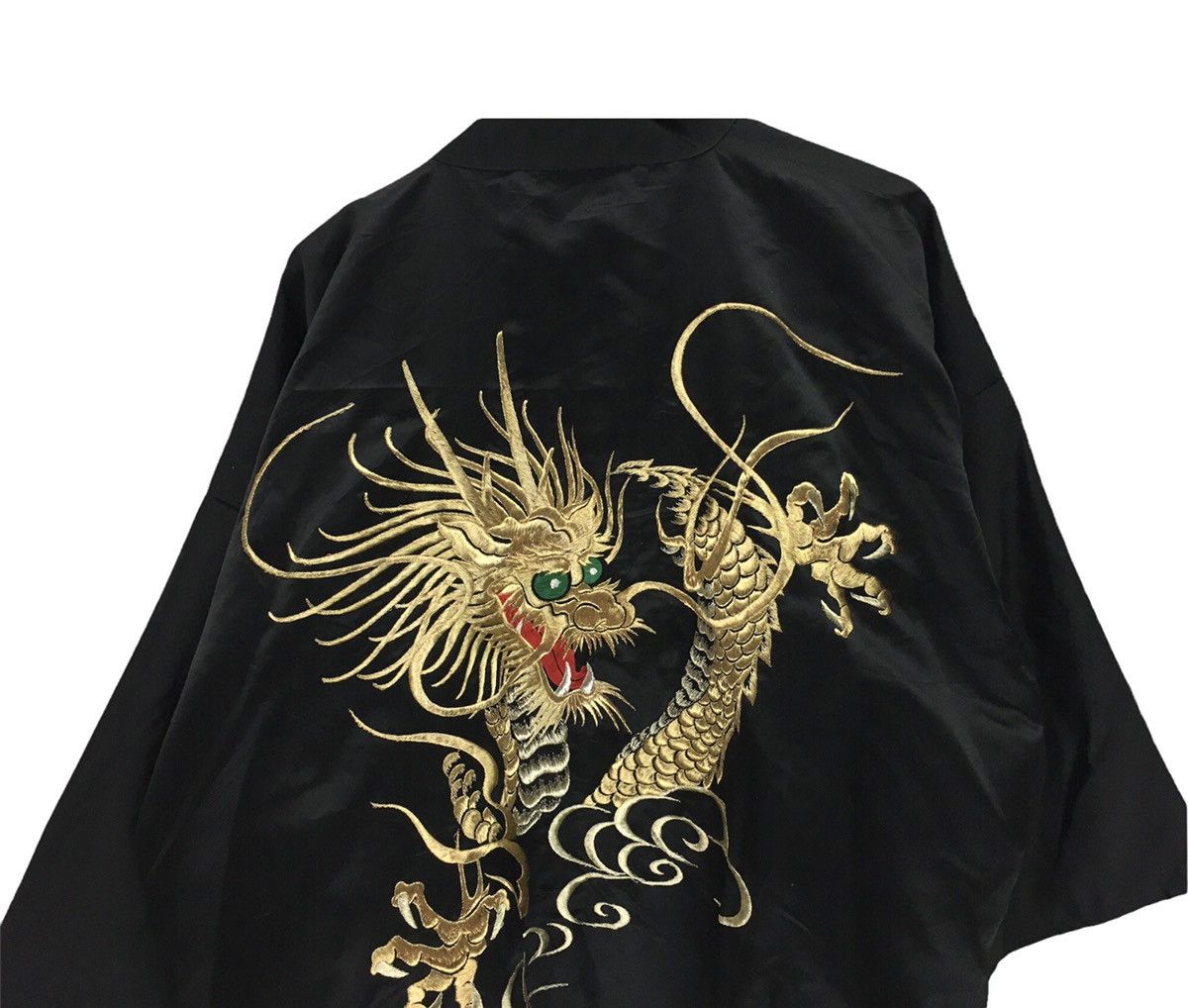 Japanese Brand Vintage Japanese Kimono Embroidery Dragon Motif Size US XL / EU 56 / 4 - 3 Thumbnail