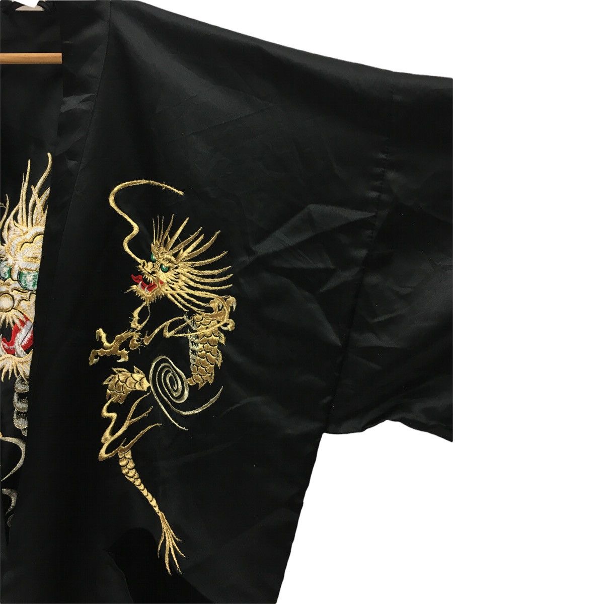 Japanese Brand Vintage Japanese Kimono Embroidery Dragon Motif Size US XL / EU 56 / 4 - 7 Thumbnail