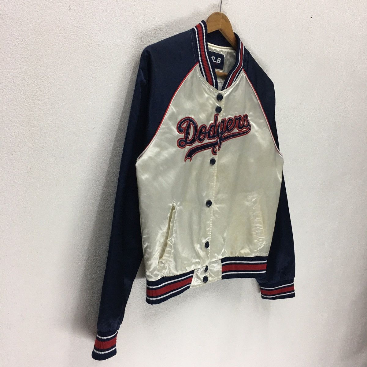 MLB Vintage Dodgers Los Angeles Dodgers Baseball Jacket Size S / US 4 / IT 40 - 4 Thumbnail
