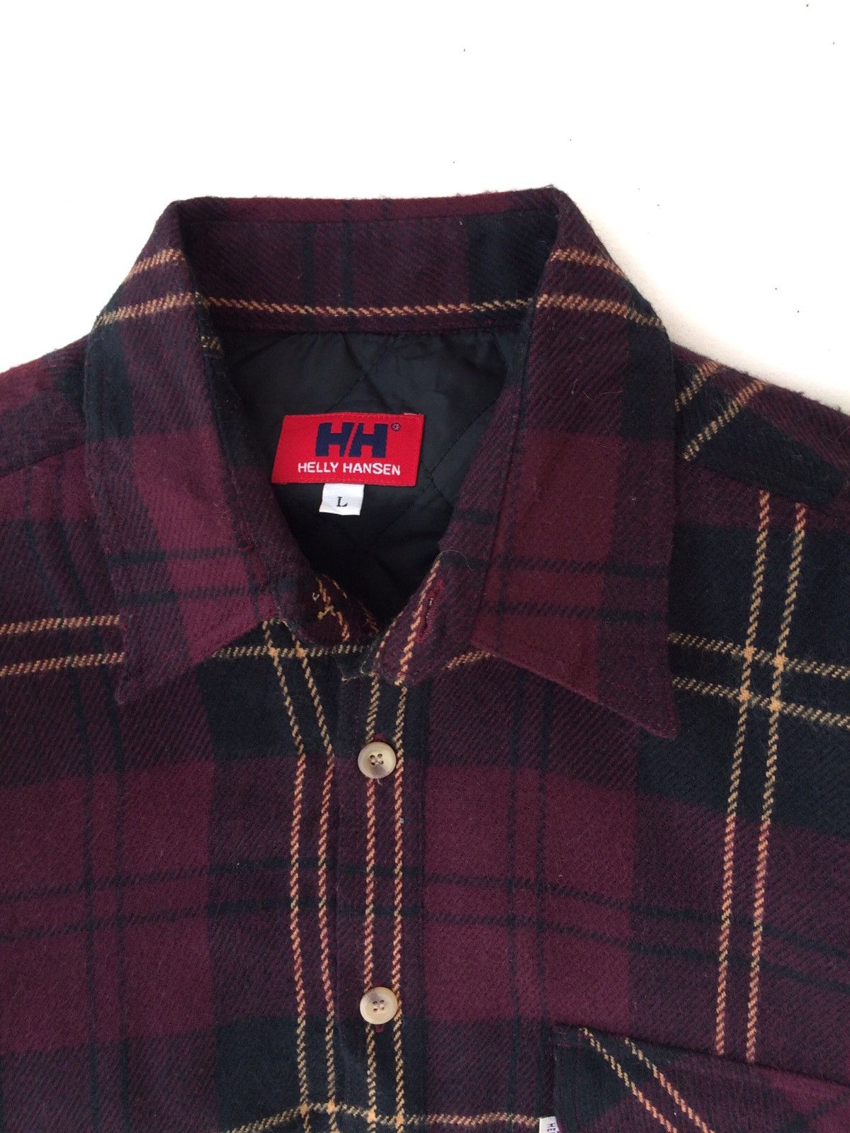Helly Hansen Helly Hansen Checked Plaid Tartan Mix Wool Jacket Size US L / EU 52-54 / 3 - 3 Thumbnail