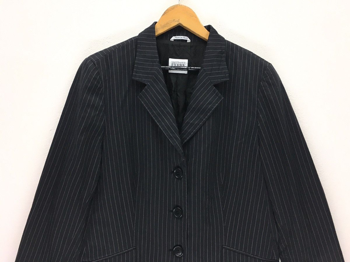 Gianfranco Ferre Vintage Gianfranco Ferre Striped Blazer Coat Jacket Size US M / EU 48-50 / 2 - 3 Thumbnail