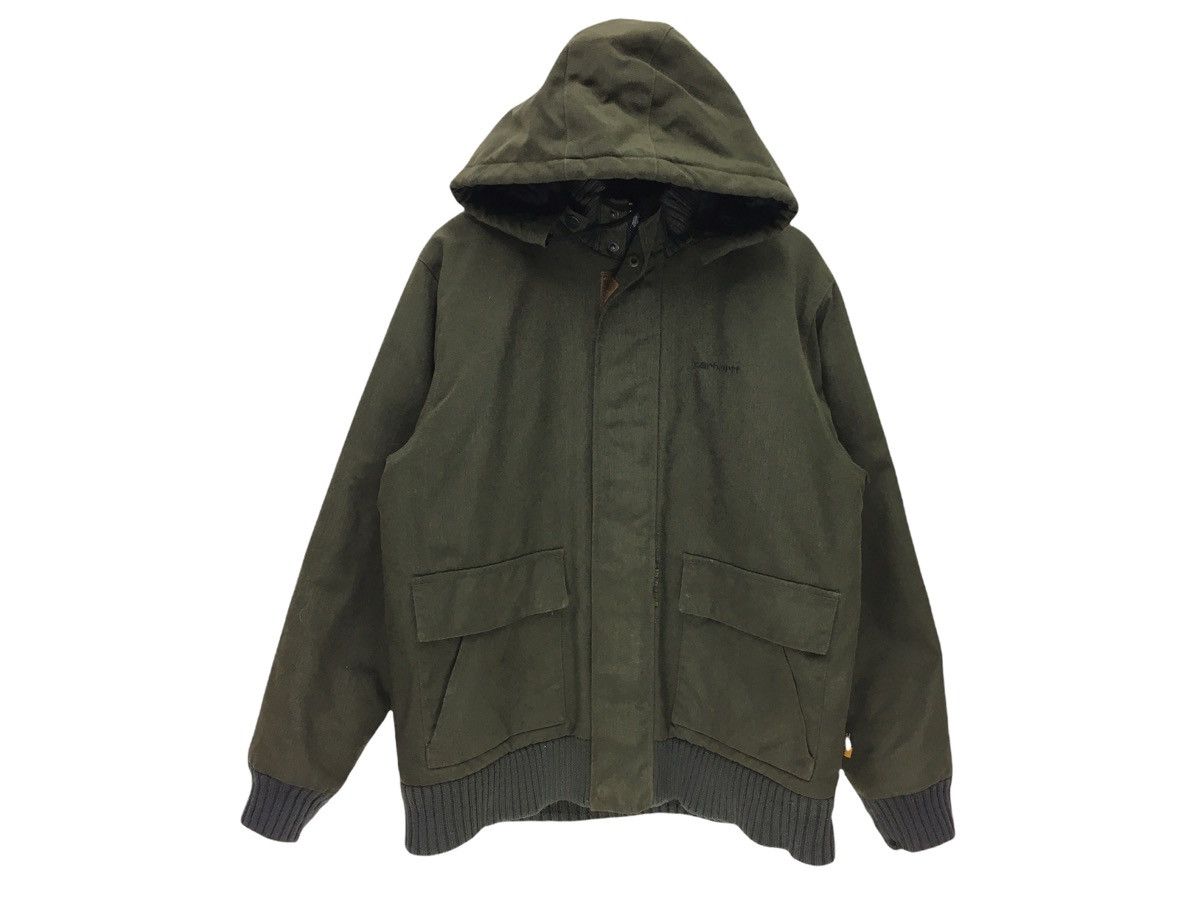 Carhartt × Vintage Vintage Carhartt Bomber Hoddie Jacket Size US L / EU 52-54 / 3 - 1 Thumbnail