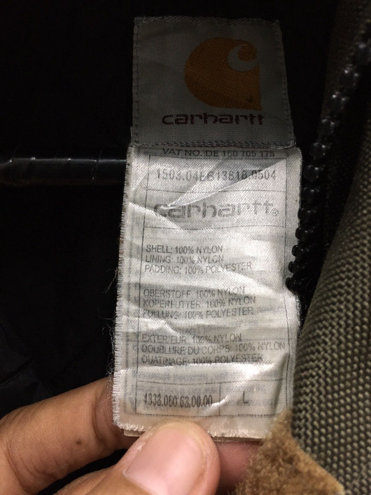 Carhartt × Vintage Vintage Carhartt Bomber Hoddie Jacket Size US L / EU 52-54 / 3 - 10 Thumbnail
