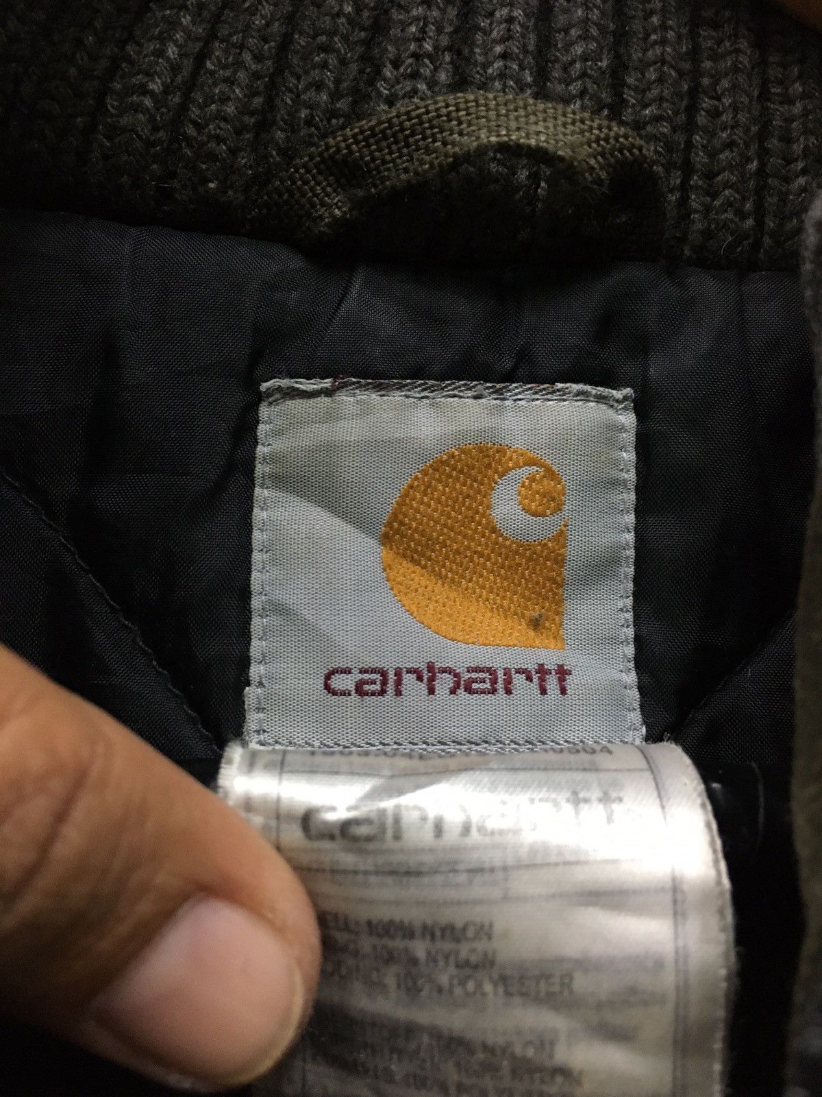 Carhartt × Vintage Vintage Carhartt Bomber Hoddie Jacket Size US L / EU 52-54 / 3 - 9 Thumbnail